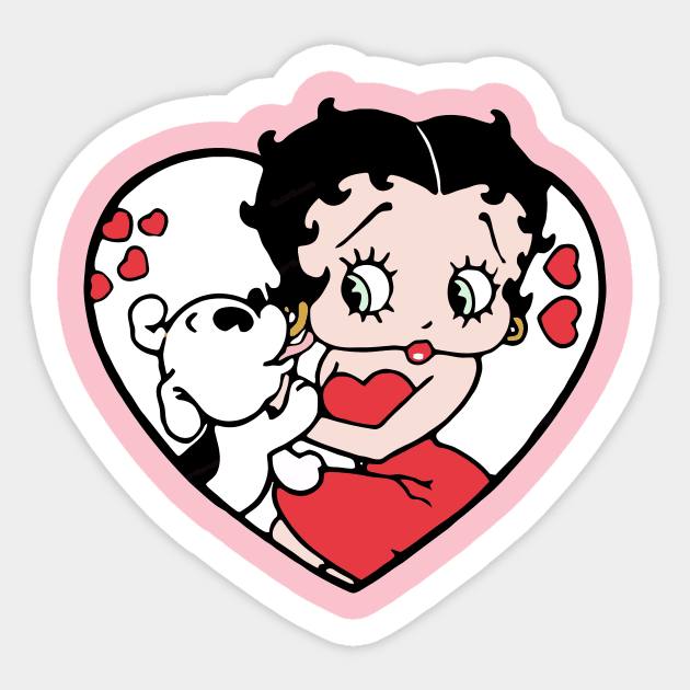 Betty Boop Sticker by JAFARSODIK